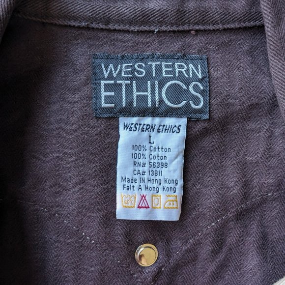 Vintage Western Ethics Two Toned Jeans and Matching Vest (RARE) - Picture 8 of 11